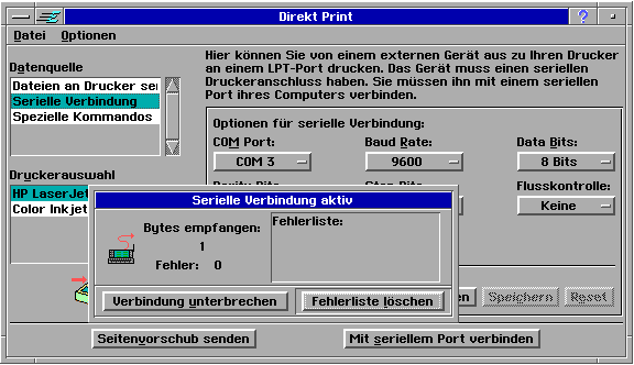 Serielle Verbindung